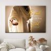 Be Still Know That I Am God Jesus Hands Christian Wall Art Canvas