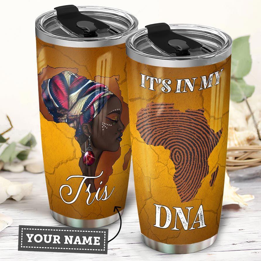 Africa DNA Personalized Stainless Steel Tumbler