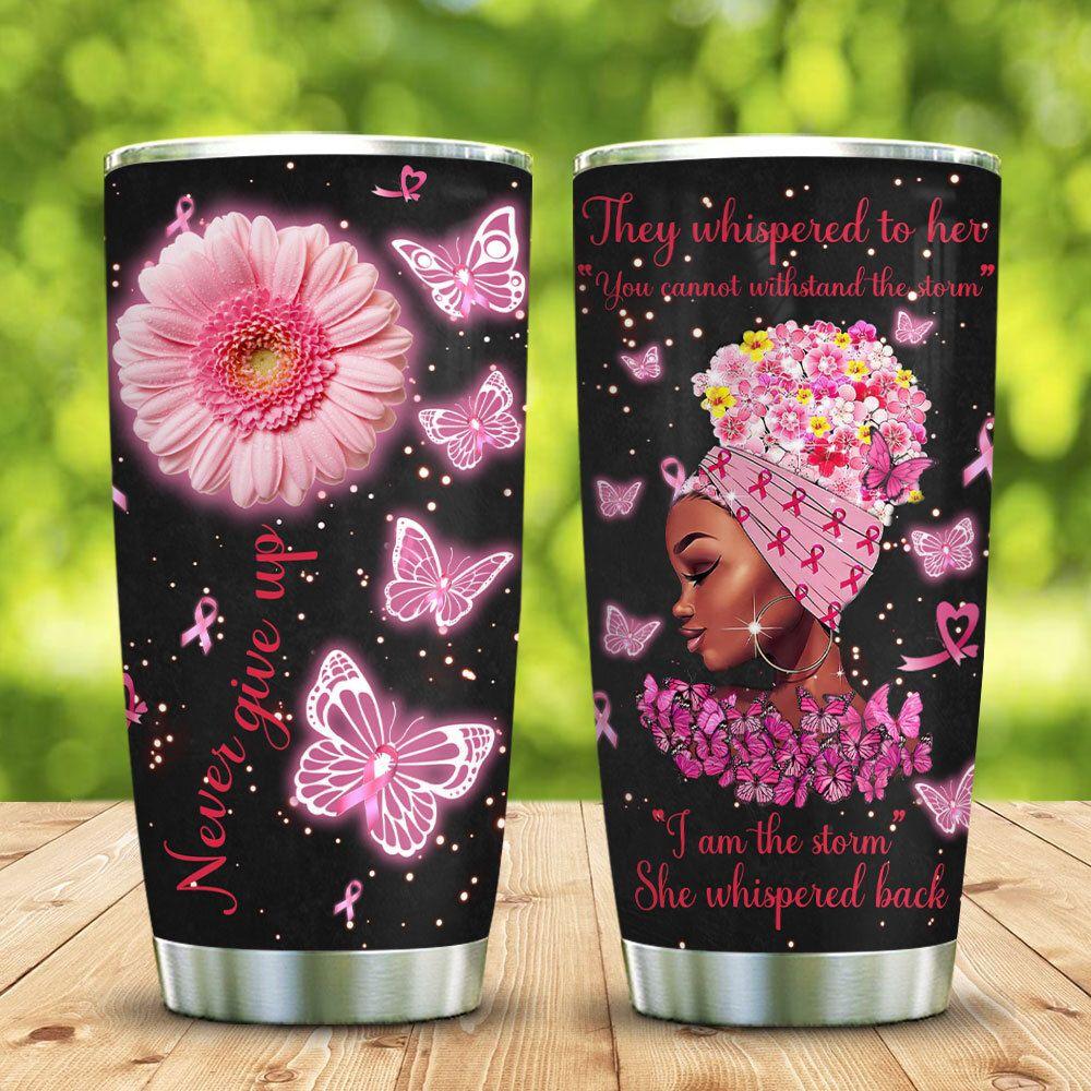 Afro Women BRC I Am The Storm Stainless Steel Tumbler