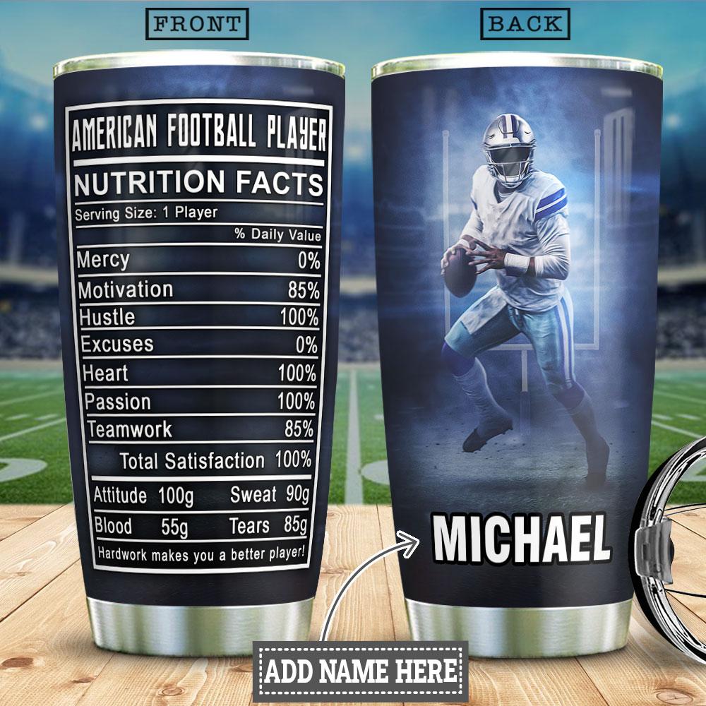 American Football Nutritions Stainless Steel Tumbler