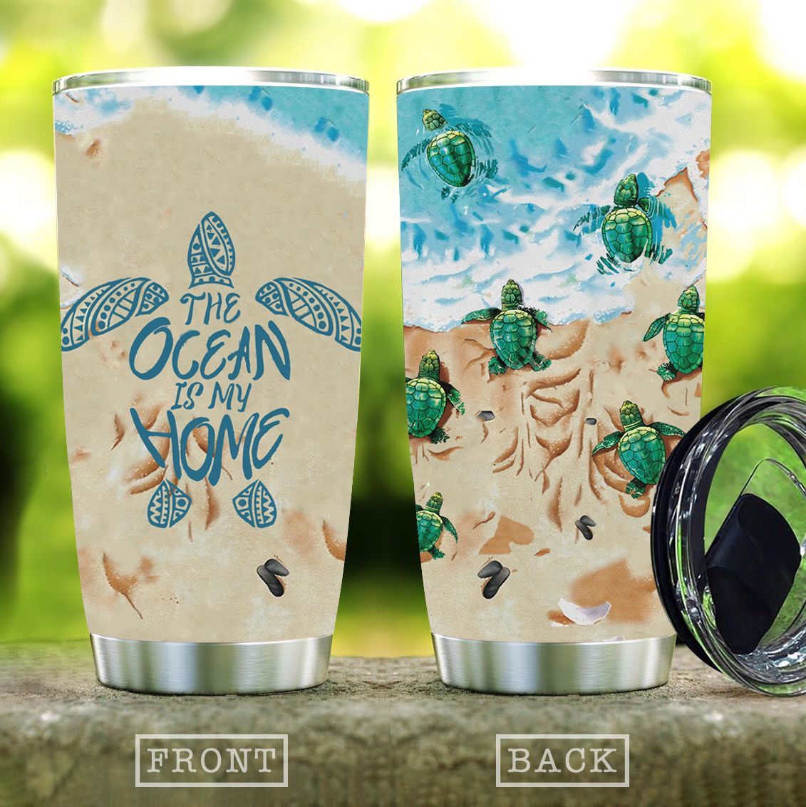 Baby Turtle Stainless Steel Tumbler