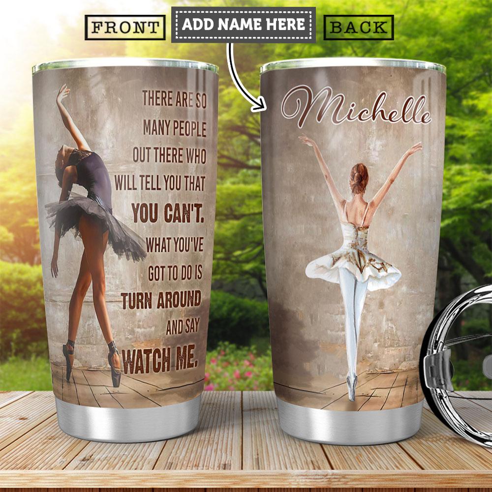 Ballet Personalized Stainless Steel Tumbler