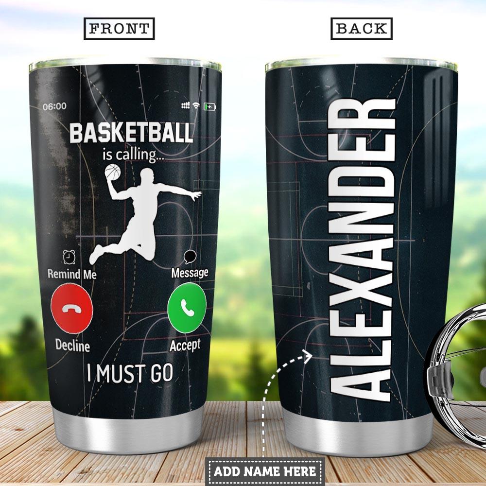 Basketball Calling Personalized Stainless Steel Tumbler