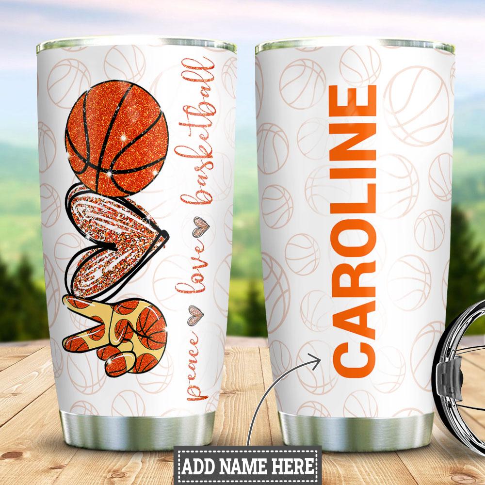 Basketball Lover Personalized Stainless Steel Tumbler