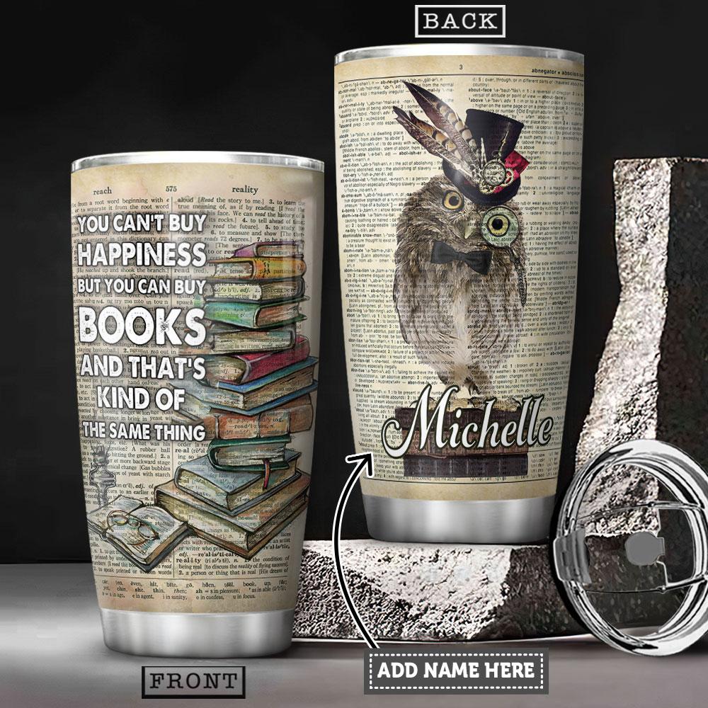 Book Personalized Stainless Steel Tumbler