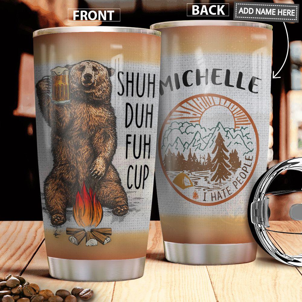 Camping Personalized Stainless Steel Tumbler