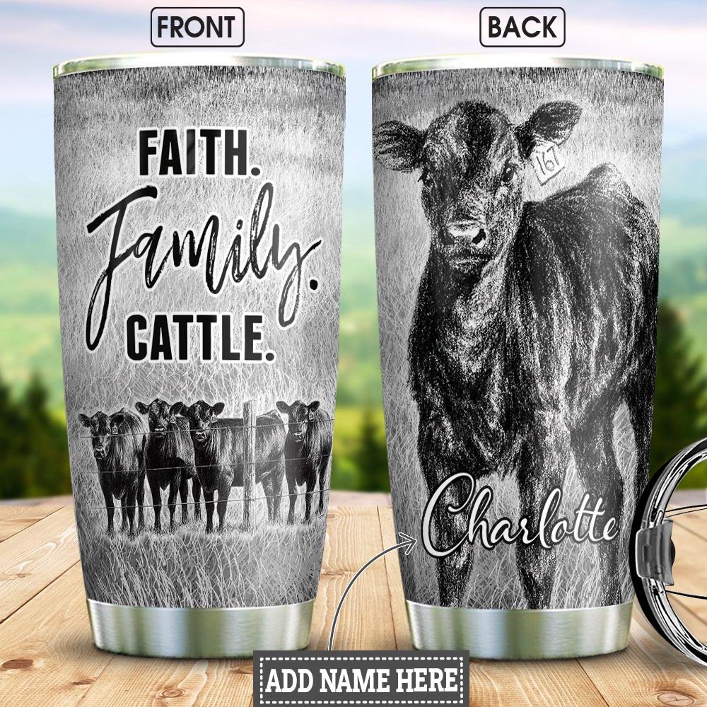 Cattle Faith Personalized Stainless Steel Tumbler