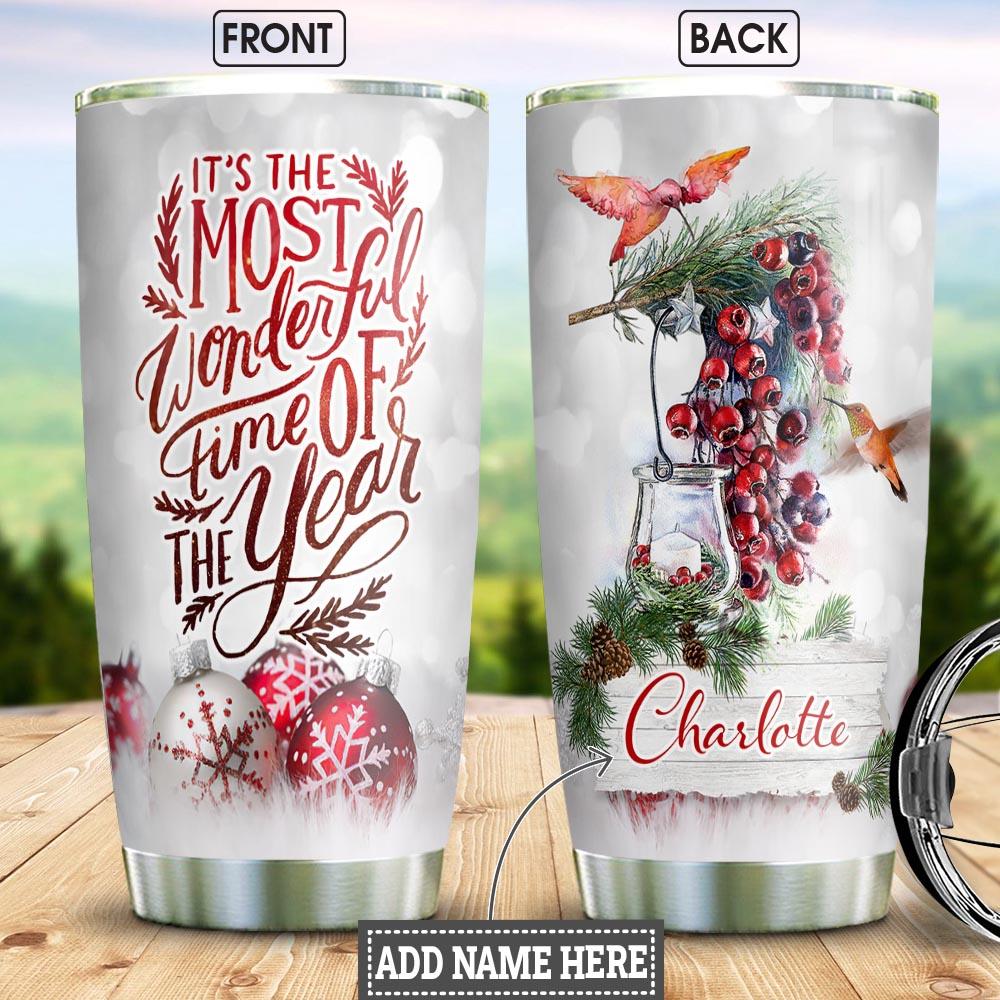 Christmas Personalized Stainless Steel Tumbler