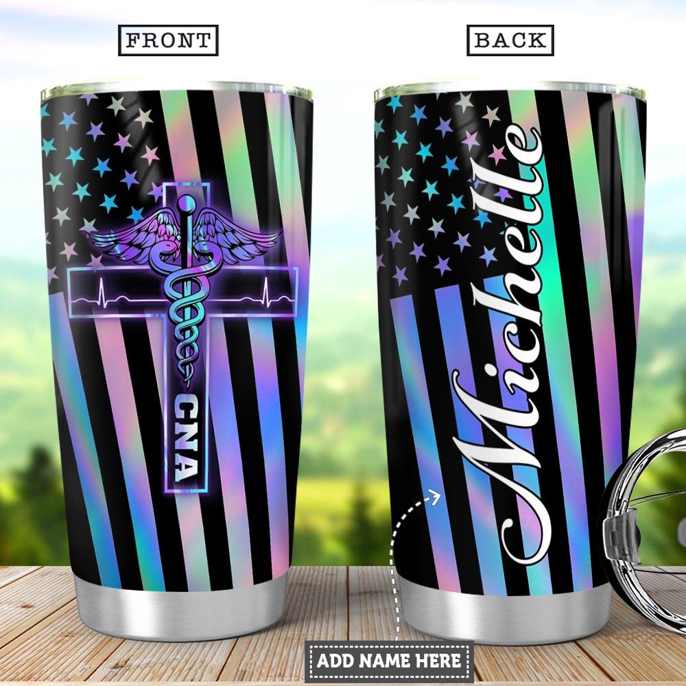 CNA Cross Personalized Stainless Steel Tumbler
