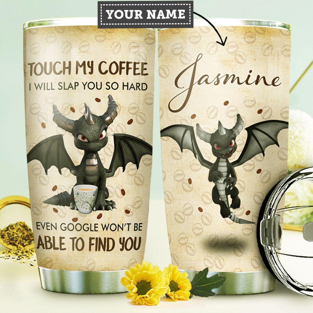Coffee Dragon Personalized Stainless Steel Tumbler