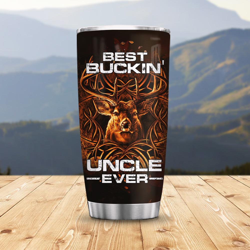 Customized Best Bucking Dad Ever Stainless Steel Tumbler