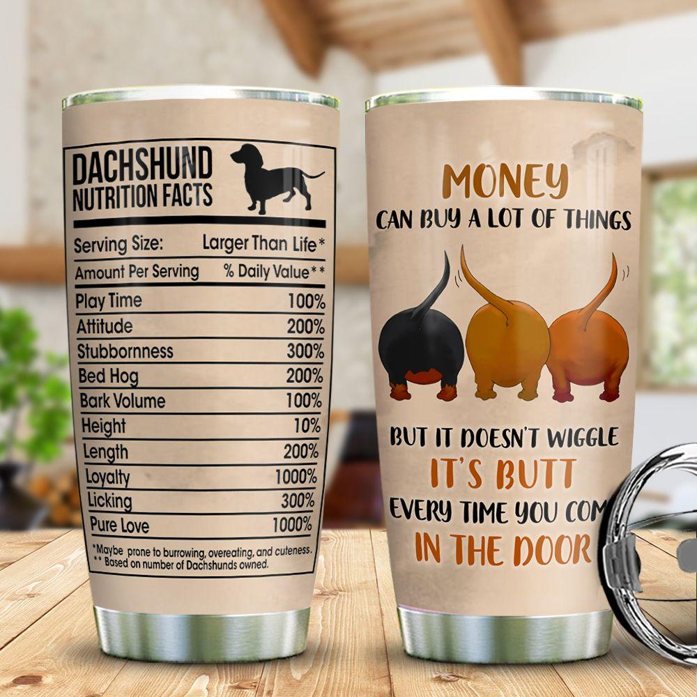 Dachshund Facts Stainless Steel Tumbler