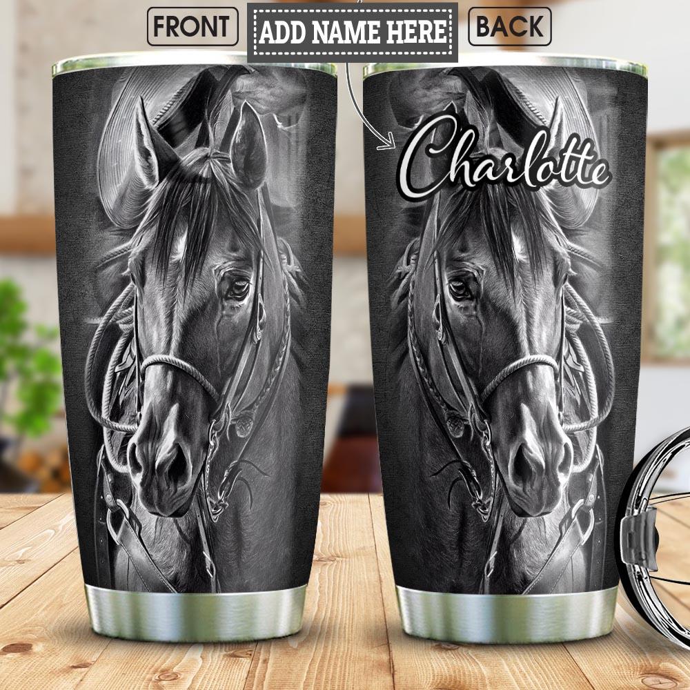 Dark Horse Personalized Stainless Steel Tumbler
