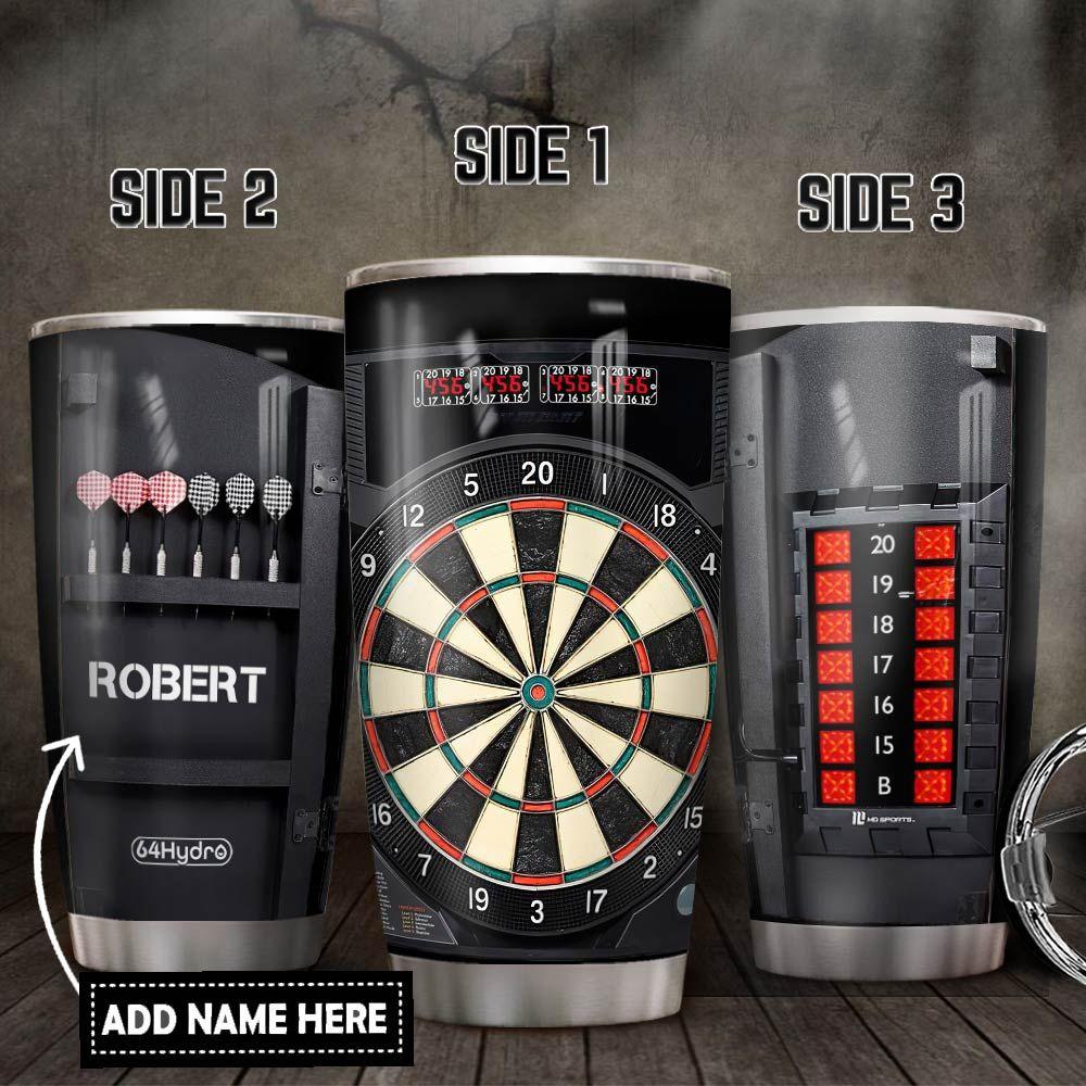 Dartboard Personalized Stainless Steel Tumbler