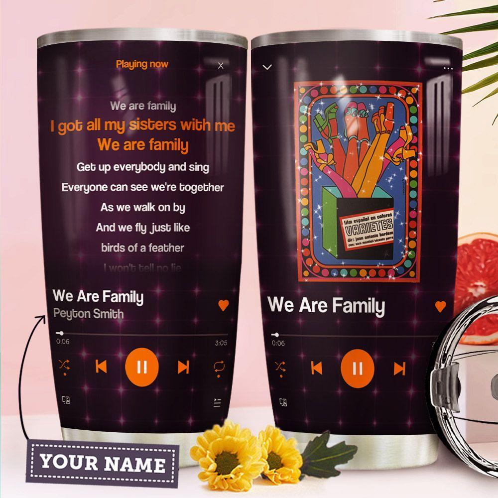 Disco Music Sisters Personalized Stainless Steel Tumbler