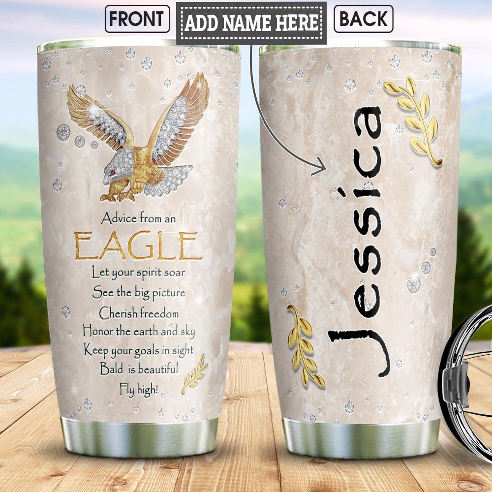 Eagle Advice Personalized Stainless Steel Tumbler