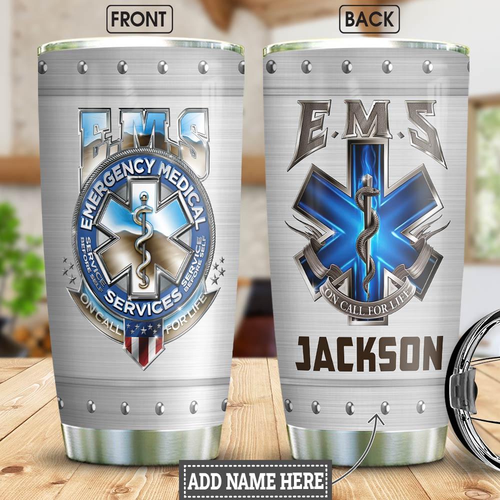 EMS Metal Personalized Stainless Steel Tumbler
