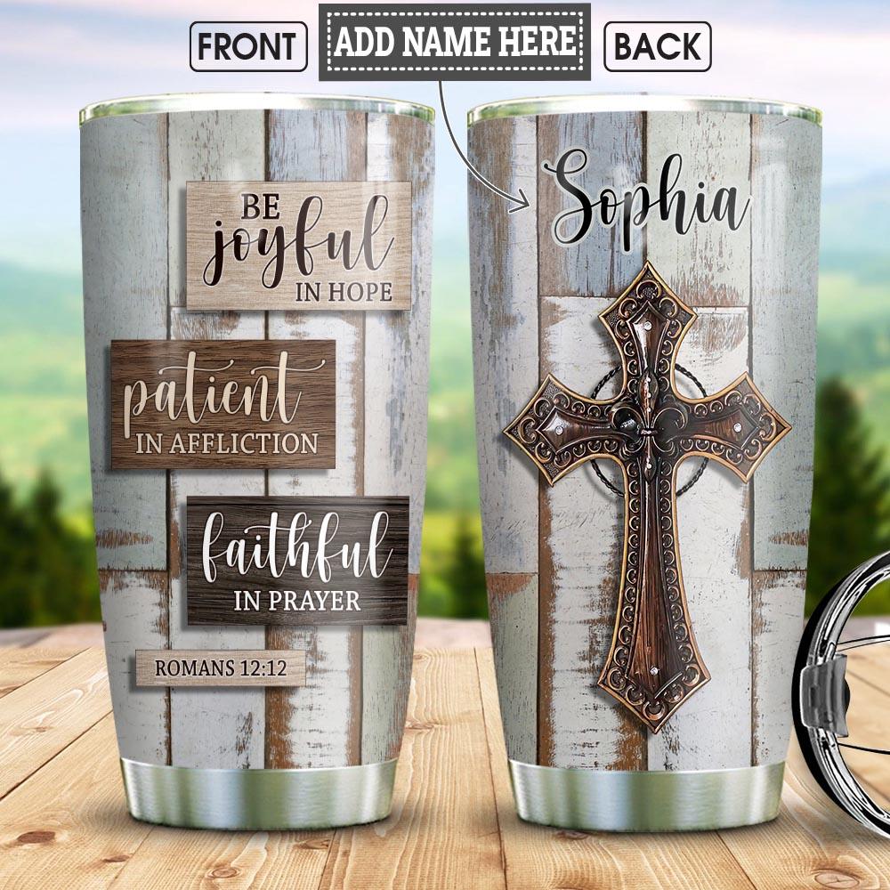 Faith Hope Love FTH Personalized Stainless Steel Tumbler
