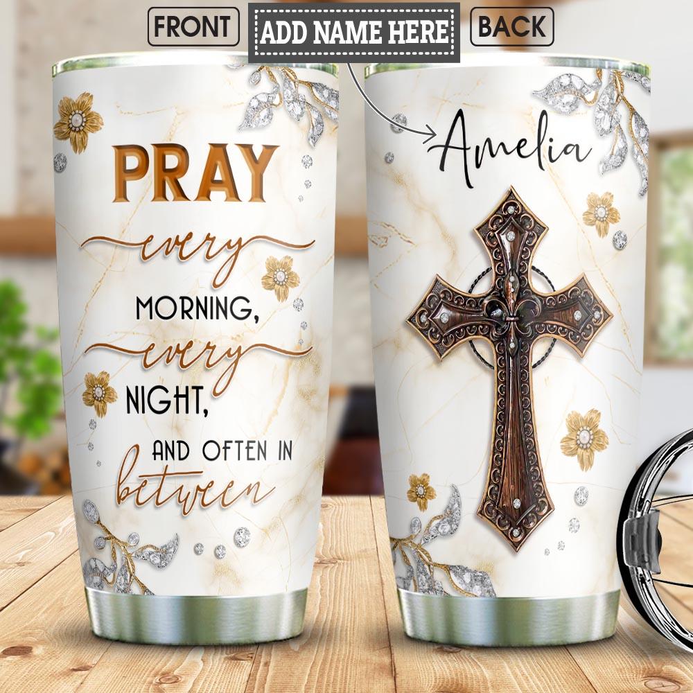 Faith KC4 Personalized Stainless Steel Tumbler