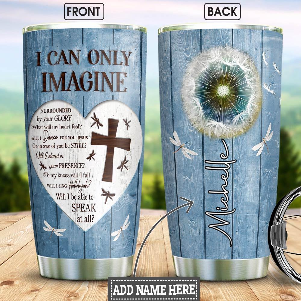 Faith Music Imagine Personalized Stainless Steel Tumbler