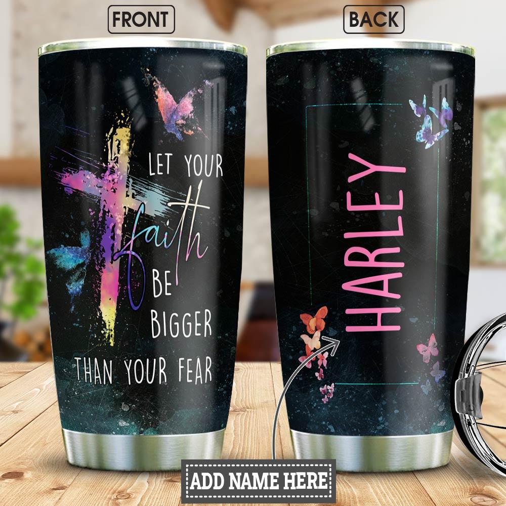 Faith Personalized Stainless Steel Tumbler