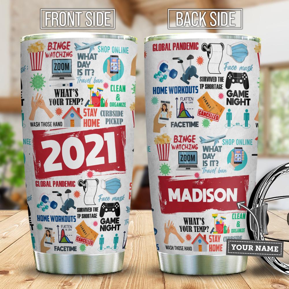 Features For You 2021 Personalized Stainless Steel Tumbler