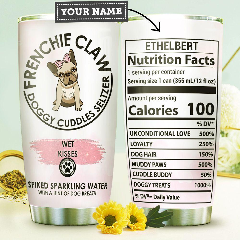 French Bulldog Personalized Stainless Steel Tumbler
