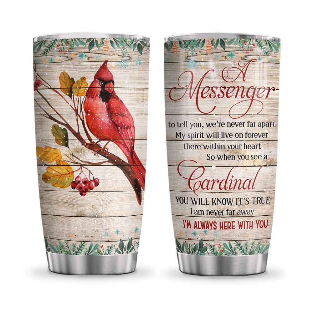 From Cardinal Husband Personalized Stainless Steel Tumbler