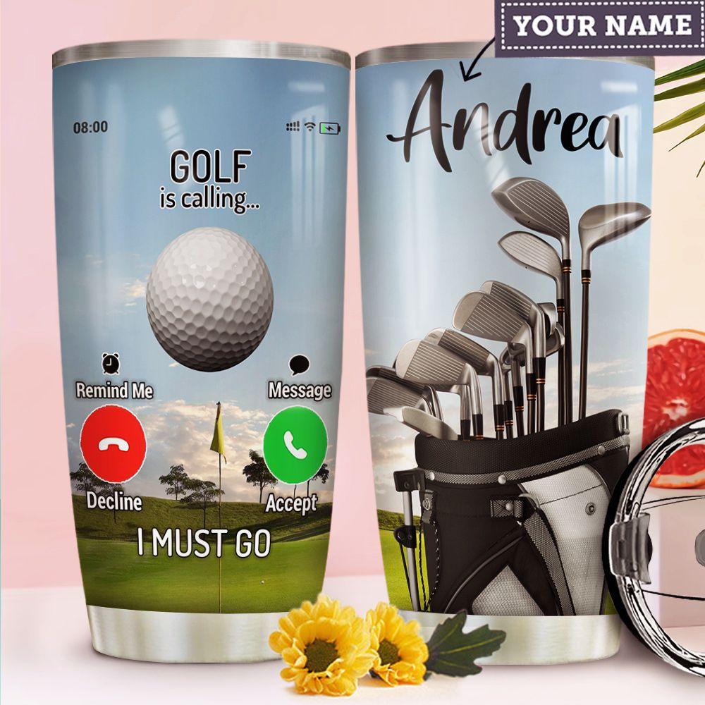 Golf Calling Personalized Stainless Steel Tumbler