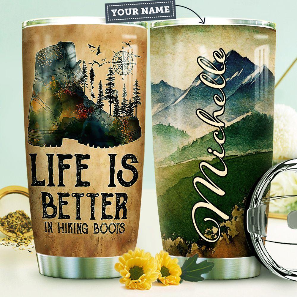 Hiking Personalized Stainless Steel Tumbler