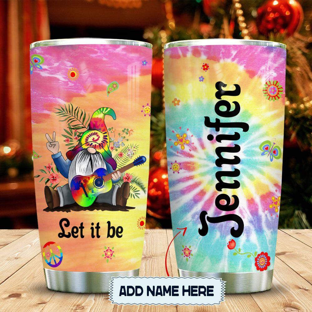 Hippie Gnome Personalized Stainless Steel Tumbler