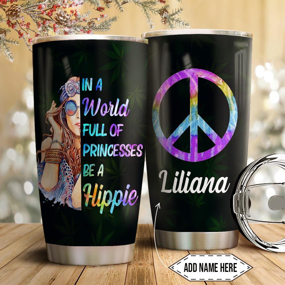 Hippie Personalized Stainless Steel Tumbler
