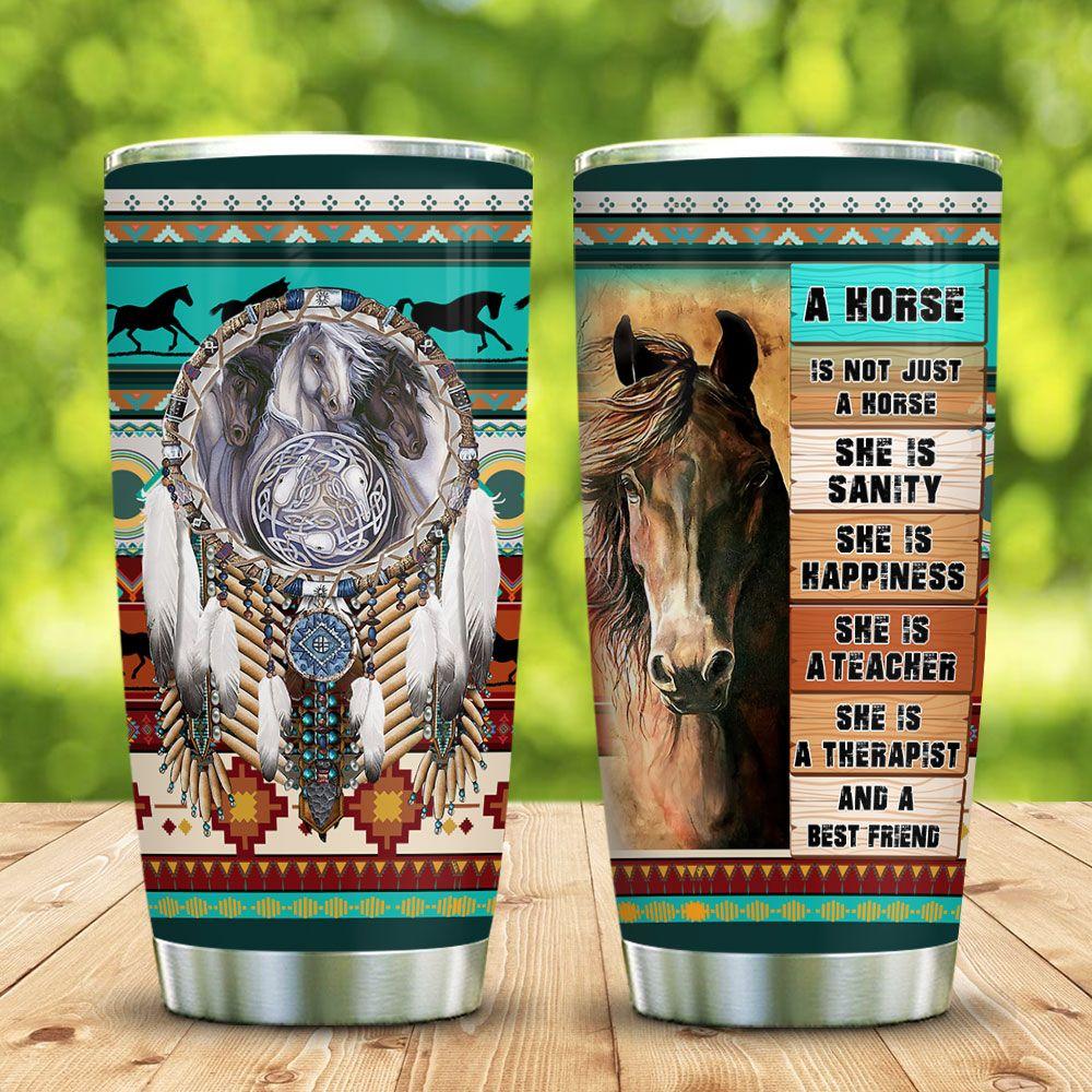 Horse Native Stainless Steel Tumbler