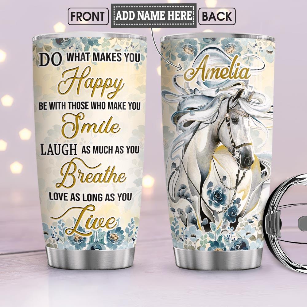 Horse Personalized Stainless Steel Tumbler