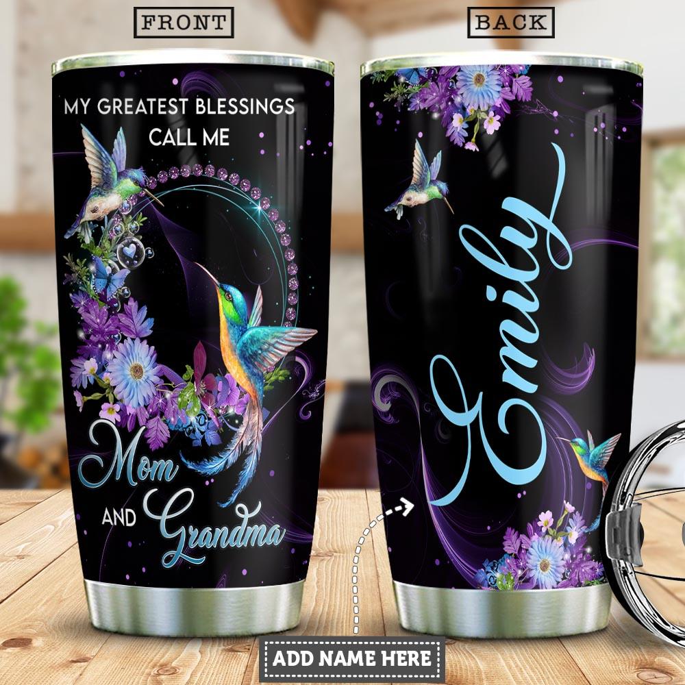 Hummingbird Blessing Personalized Stainless Steel Tumbler
