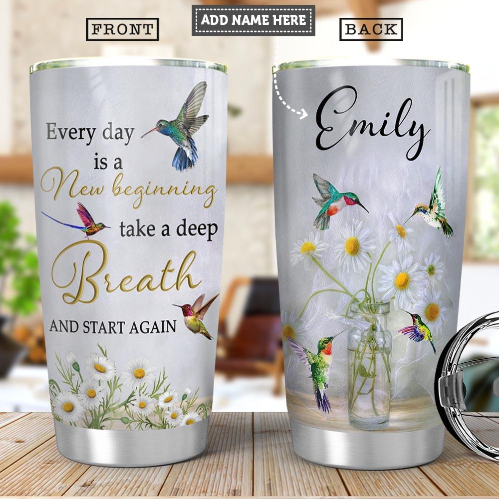 Hummingbird Personalized Stainless Steel Tumbler