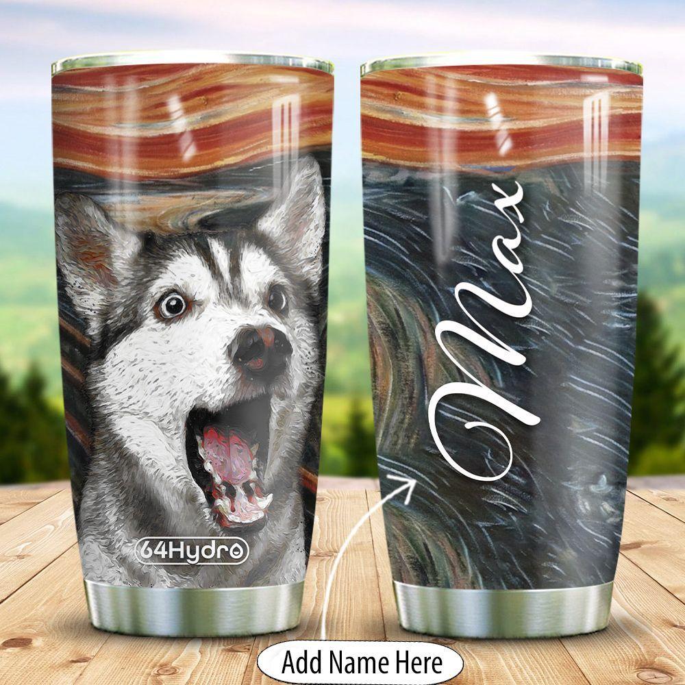 Husky Personalized Stainless Steel Tumbler