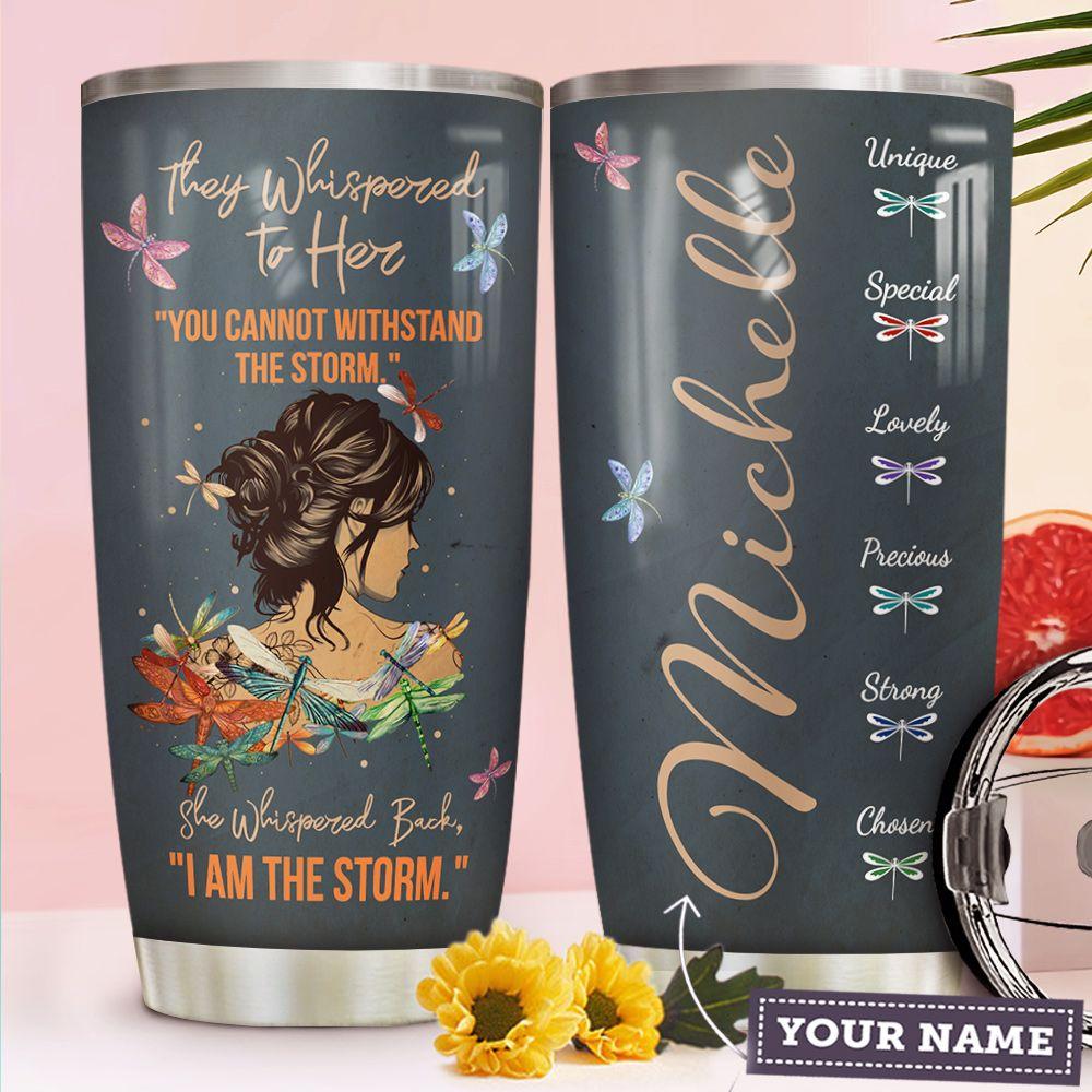 I Am The Storm Personalized Stainless Steel Tumbler