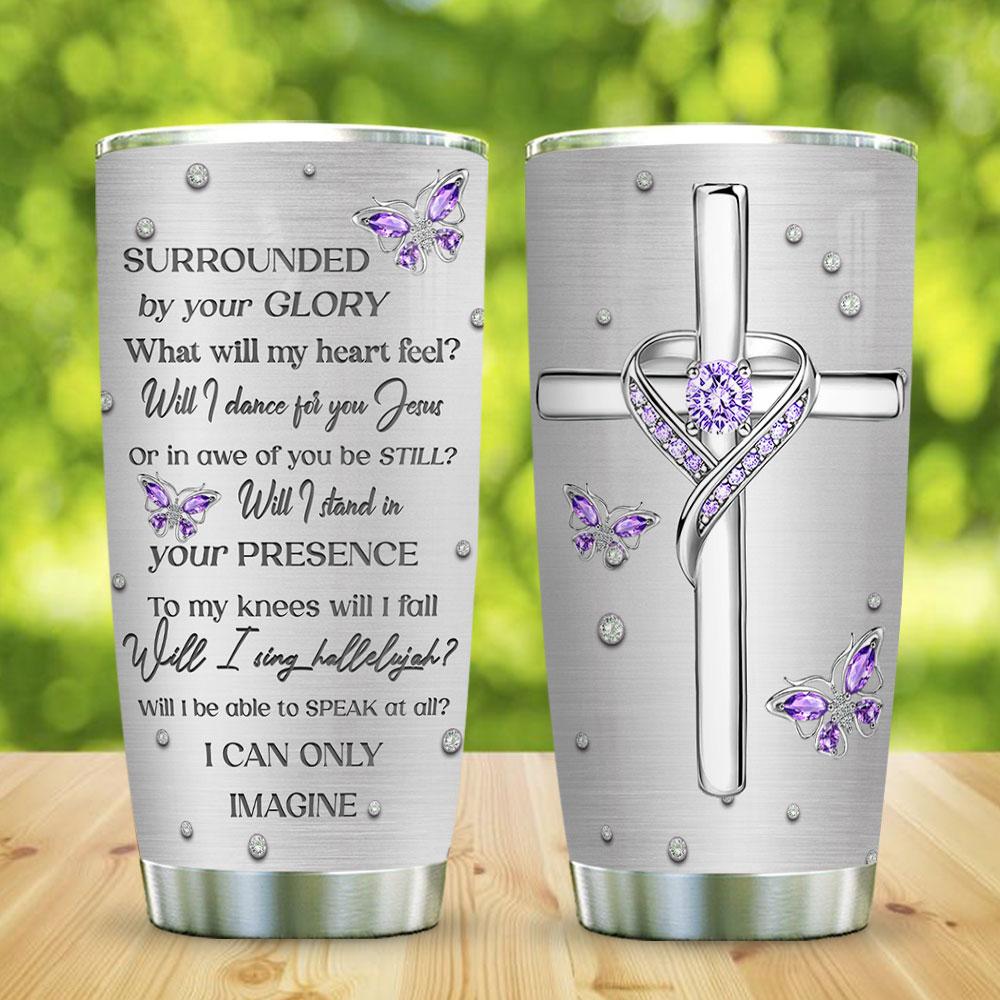 Jewelry Butterfly Faith Stainless Steel Tumbler