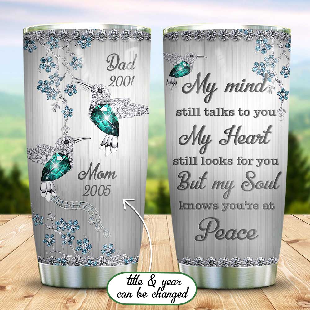 Jewelry Hummingbird My Soul Knows Customize Personalized Stainless Steel Tumbler
