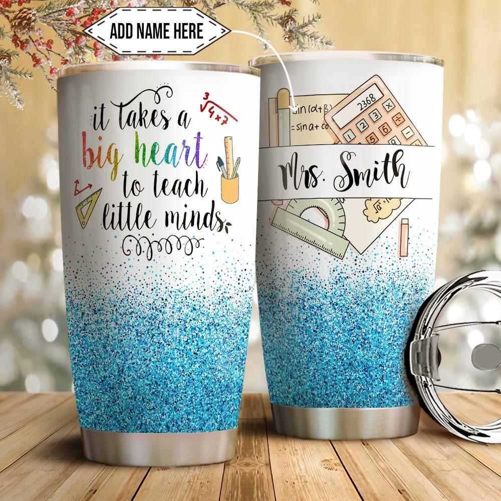 Math Teacher Personalized Stainless Steel Tumbler