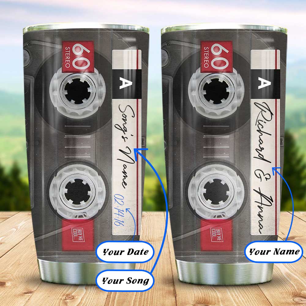 Memory Of Your Love Song Customize Personalized Stainless Steel Tumbler