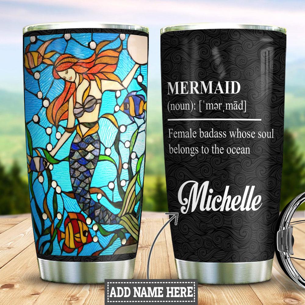 Mermaid Noun Personalized Stainless Steel Tumbler