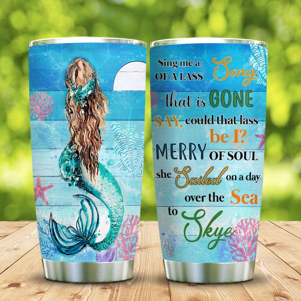 Mermaid Song For You Stainless Steel Tumbler
