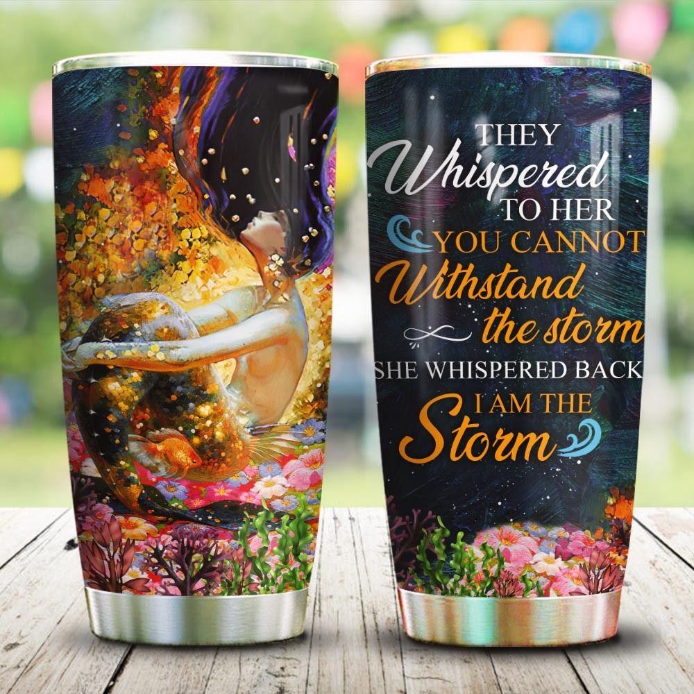 Mermaid Withstand The Storm Stainless Steel Tumbler