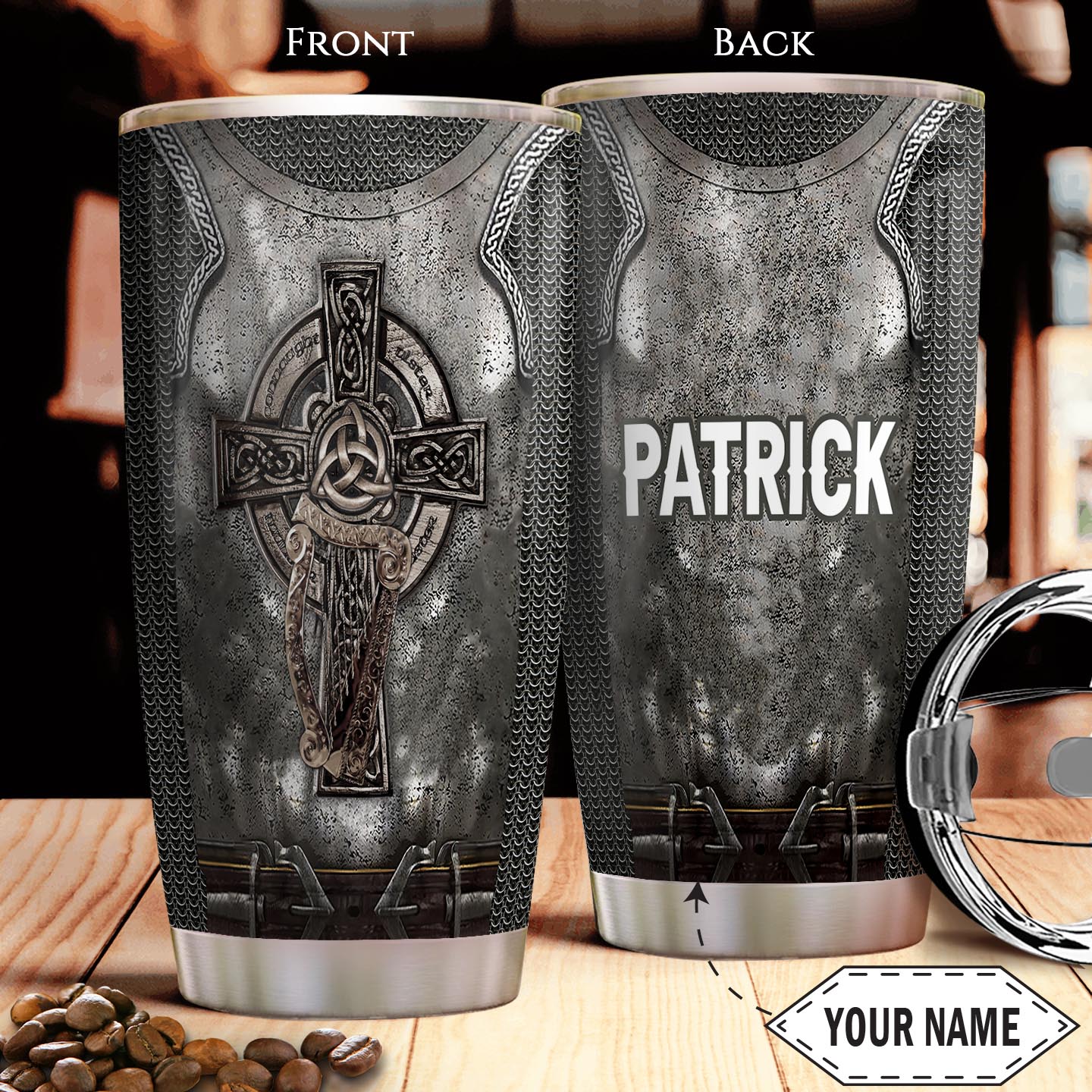 Mexico Armor Personalized Stainless Steel Tumbler