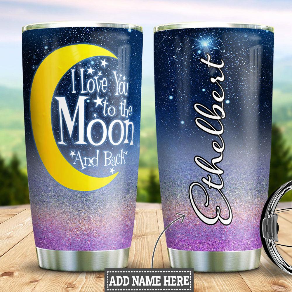 Moon Personalized Stainless Steel Tumbler