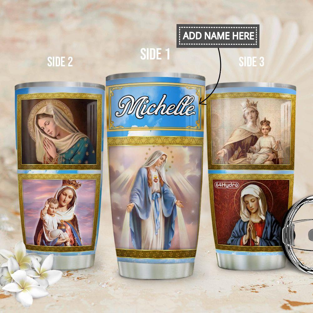 Mother Mary Personalized Stainless Steel Tumbler