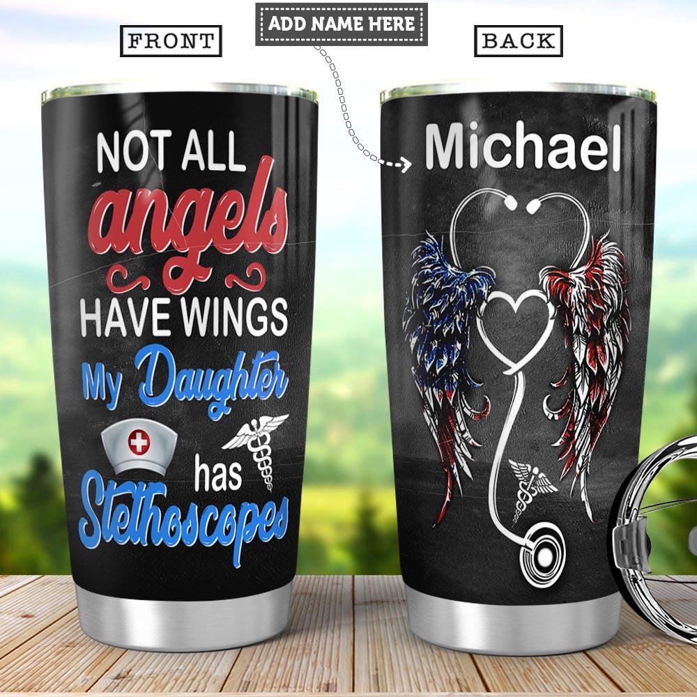 My Daughter Nurse Personalized Stainless Steel Tumbler