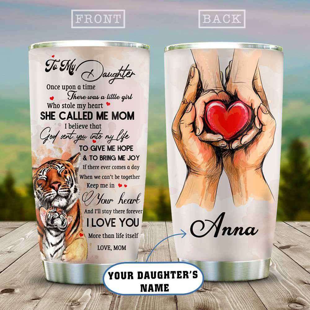 My Tiger Daughter Personalized Stainless Steel Tumbler